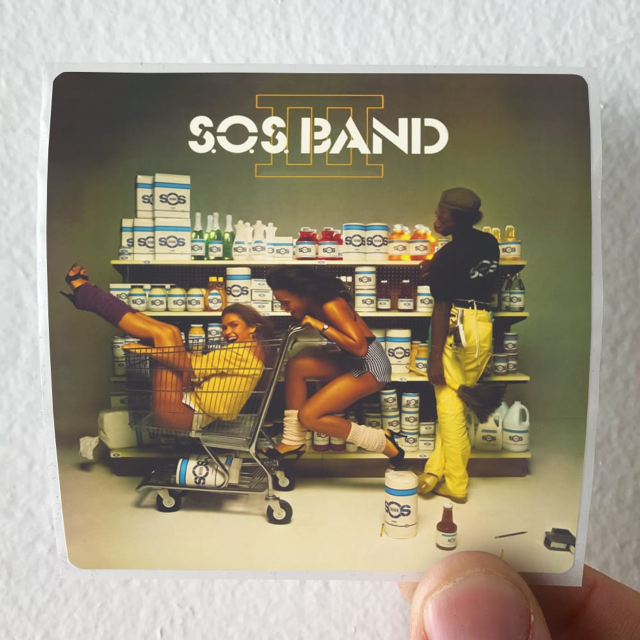 The SOS Band Sos Iii Album Cover Sticker