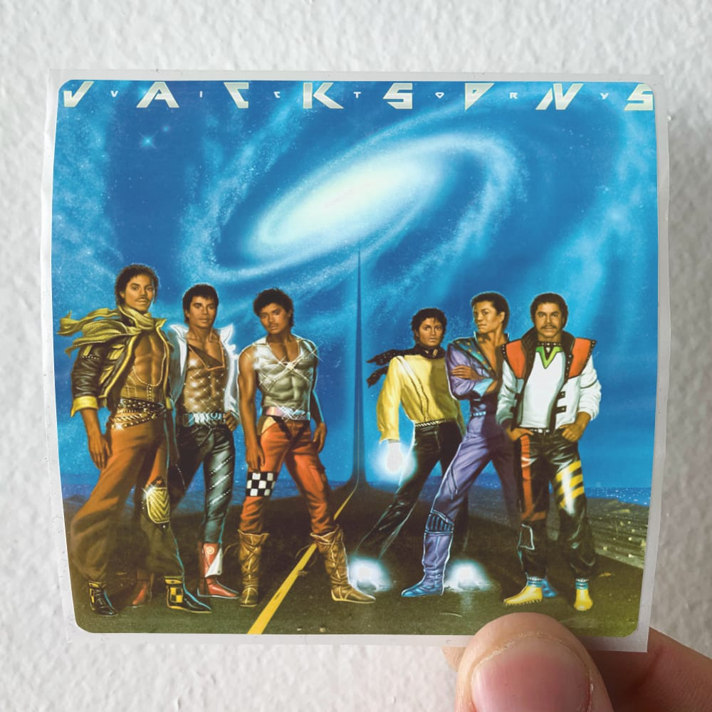 The Jacksons Victory Album Cover Sticker
