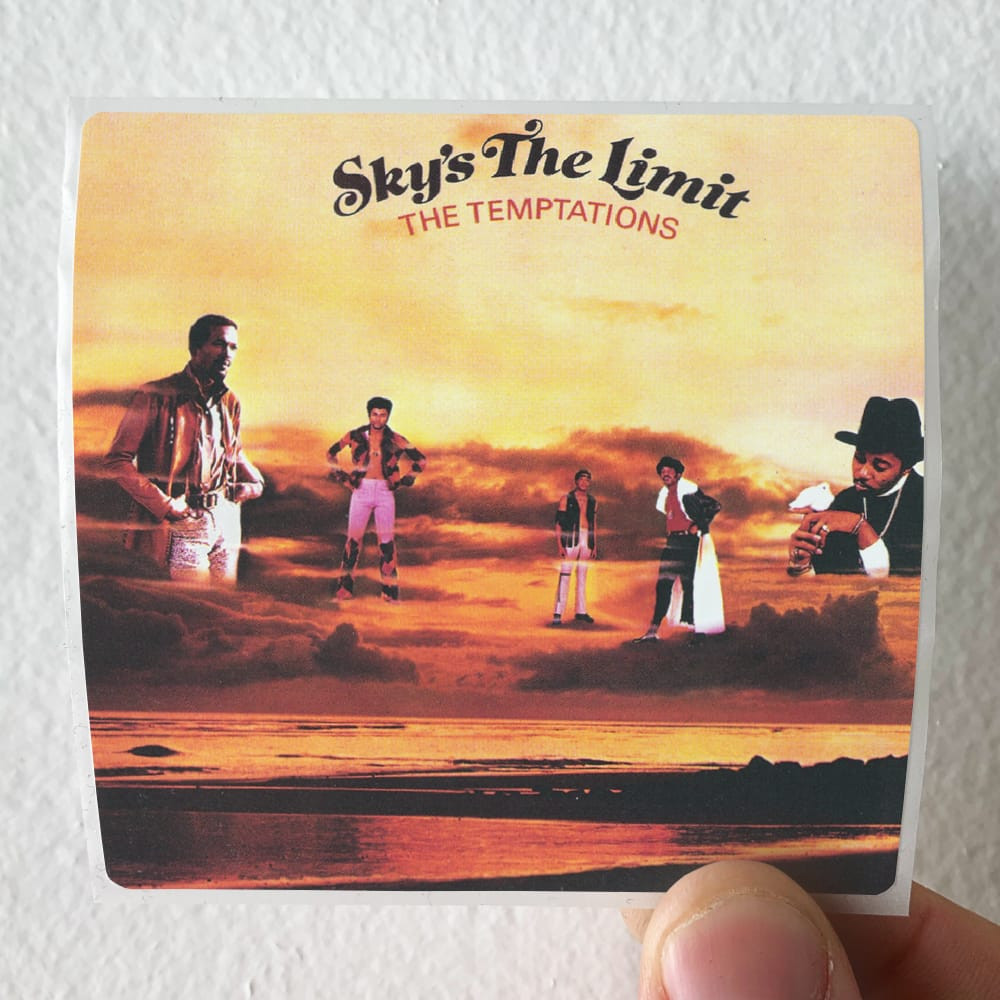 The Temptations Skys The Limit Album Cover Sticker