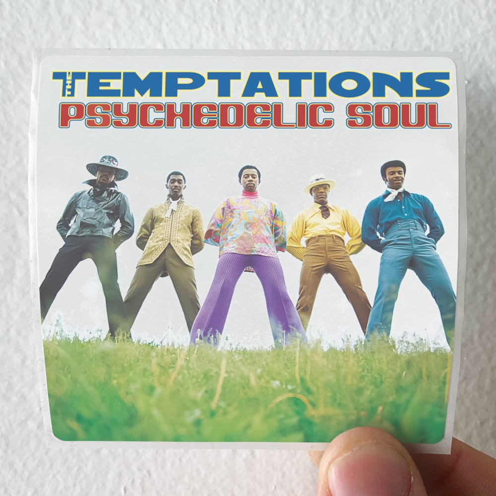 The Temptations Psychedelic Soul Album Cover Sticker
