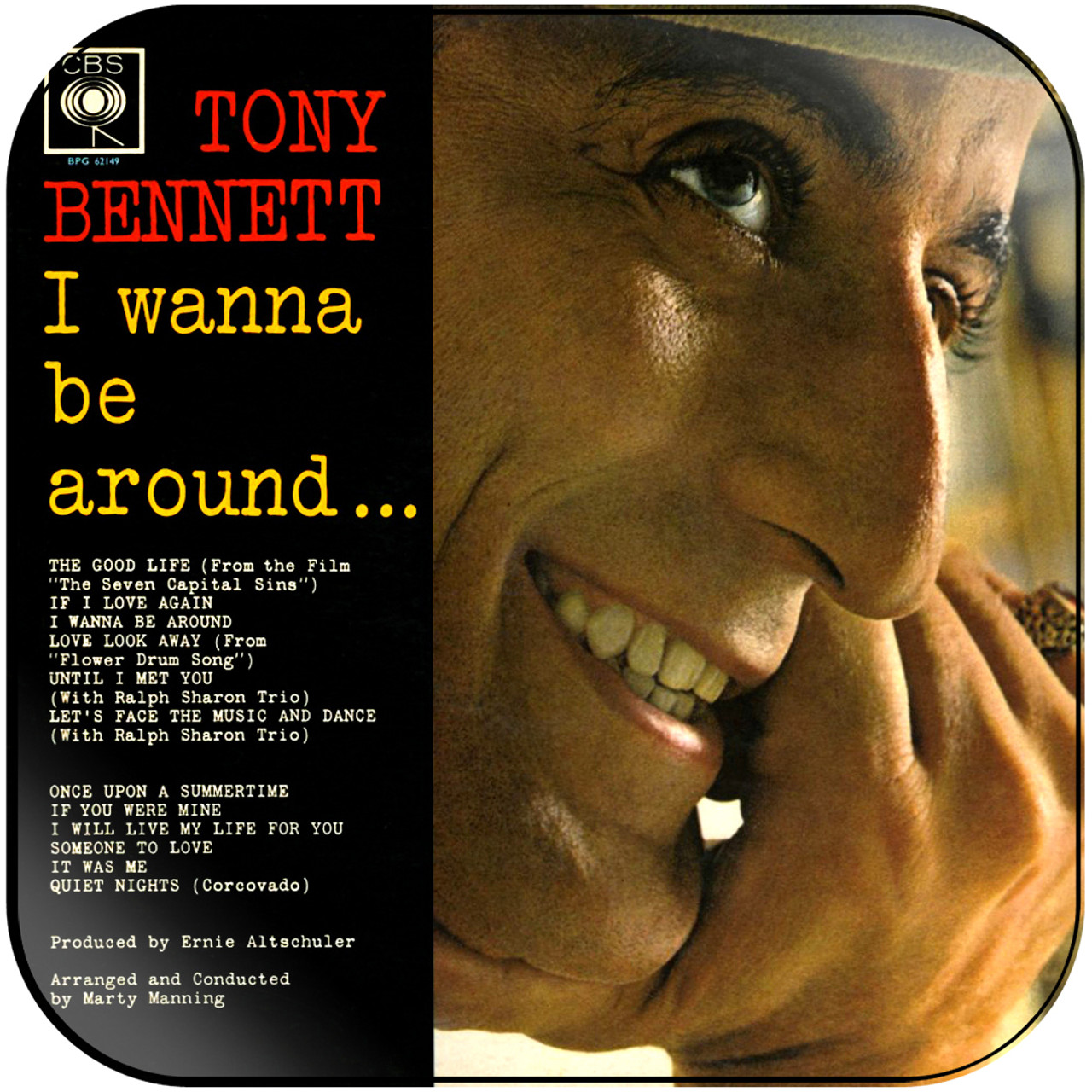 Tony Bennett Movie Song Album Album Cover Sticker Album Cover Sticker