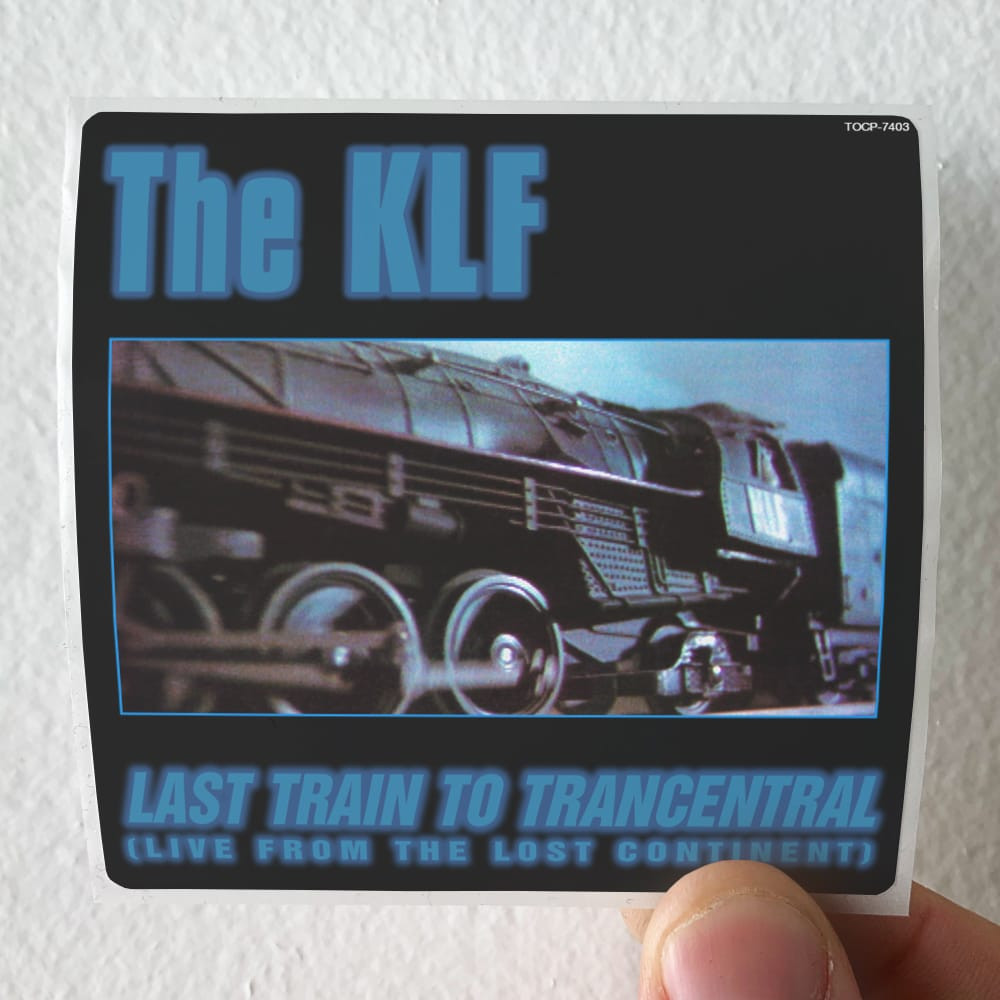 The KLF Last Train To Trancentral Album Cover Sticker