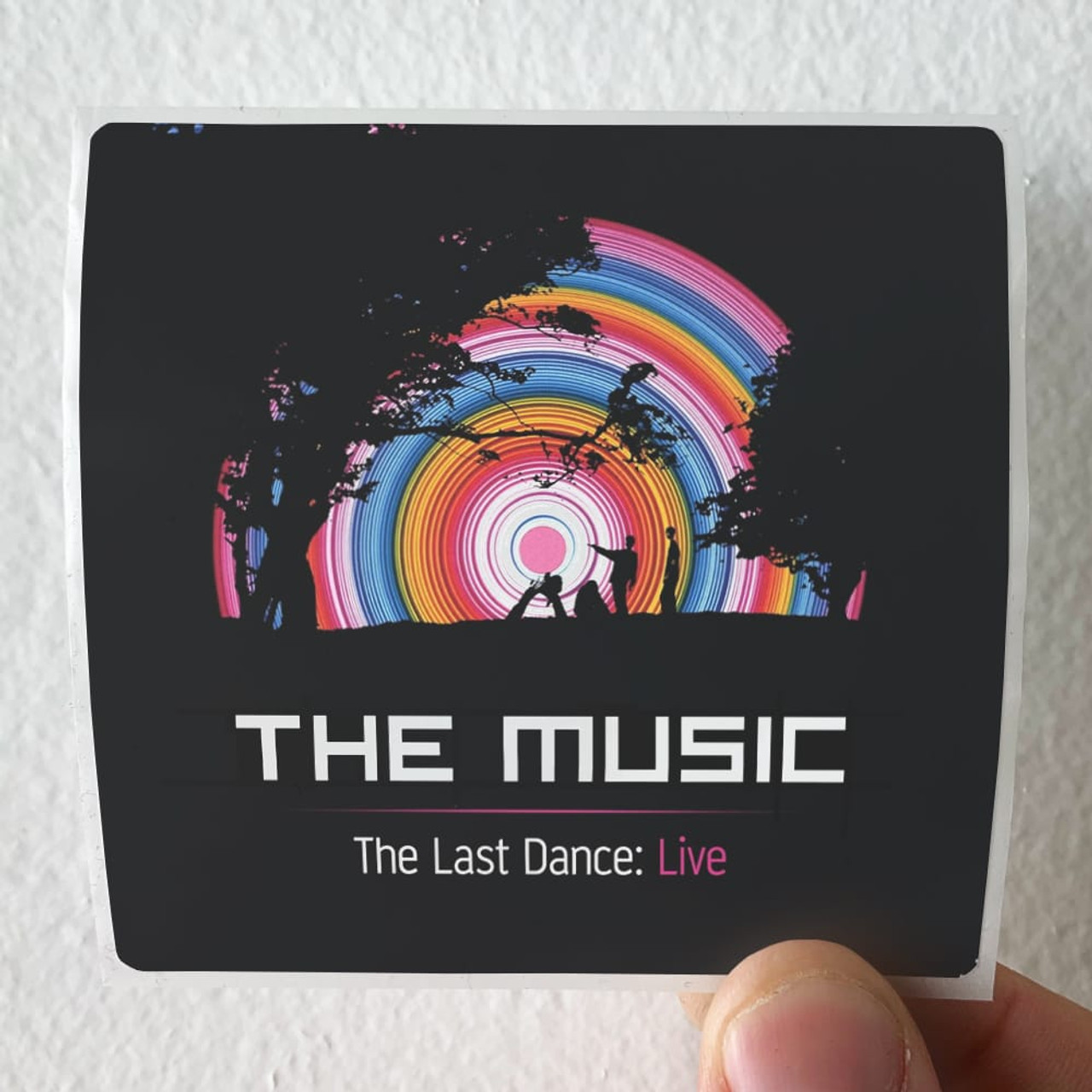 The Music The Last Dance Live Album Cover Sticker