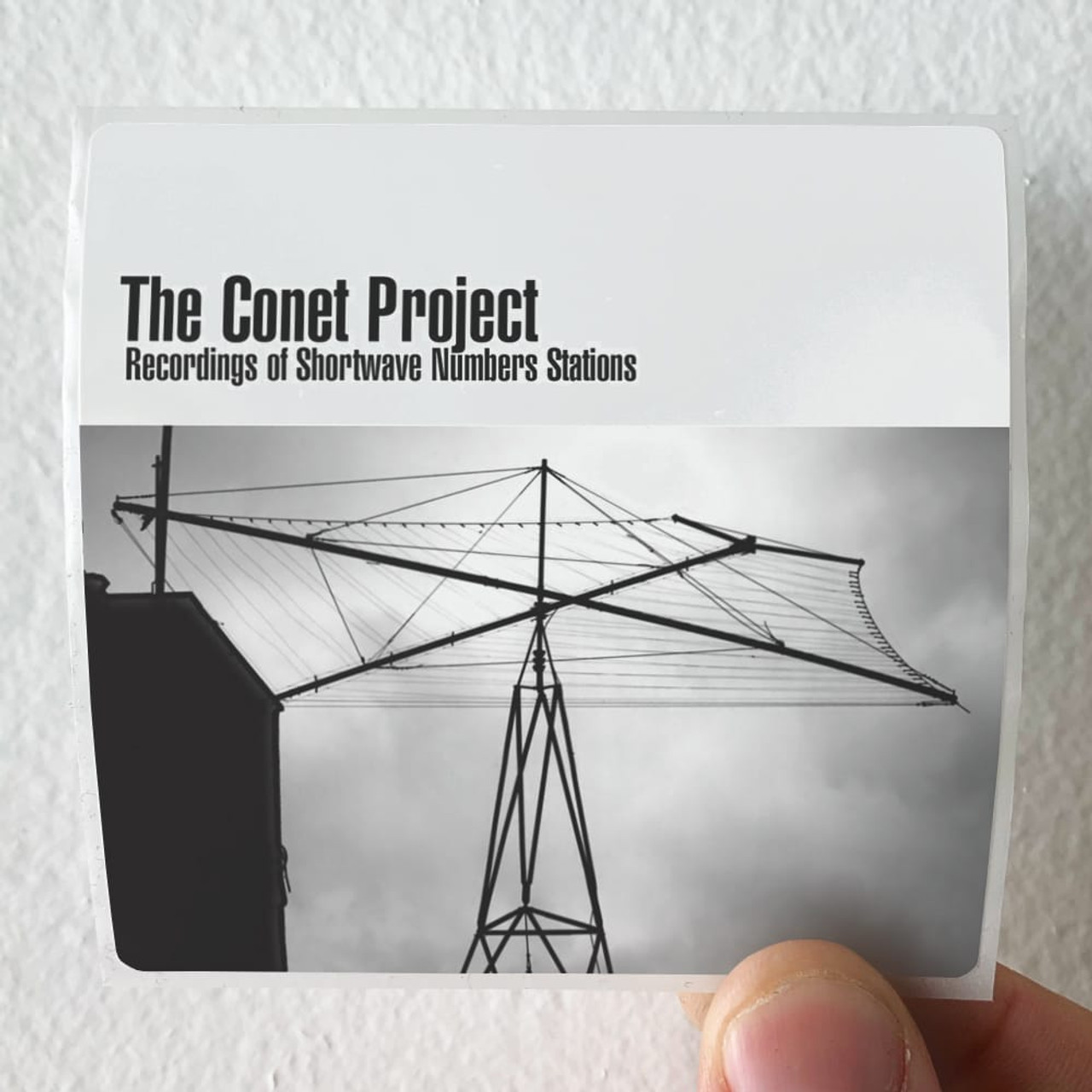 The Conet Project Recordings Of Shortwave Numbers Stations Album Cover  Sticker