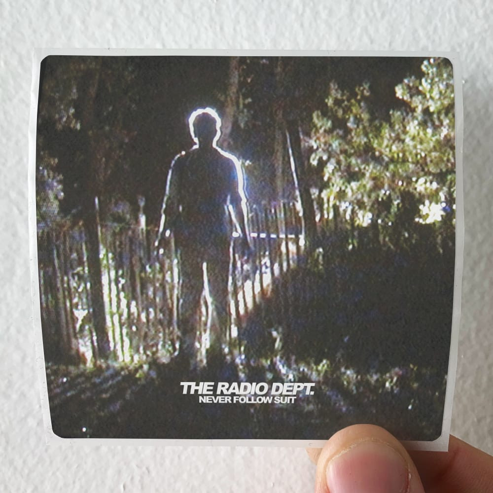 The Radio Dept Never Follow Suit Album Cover Sticker