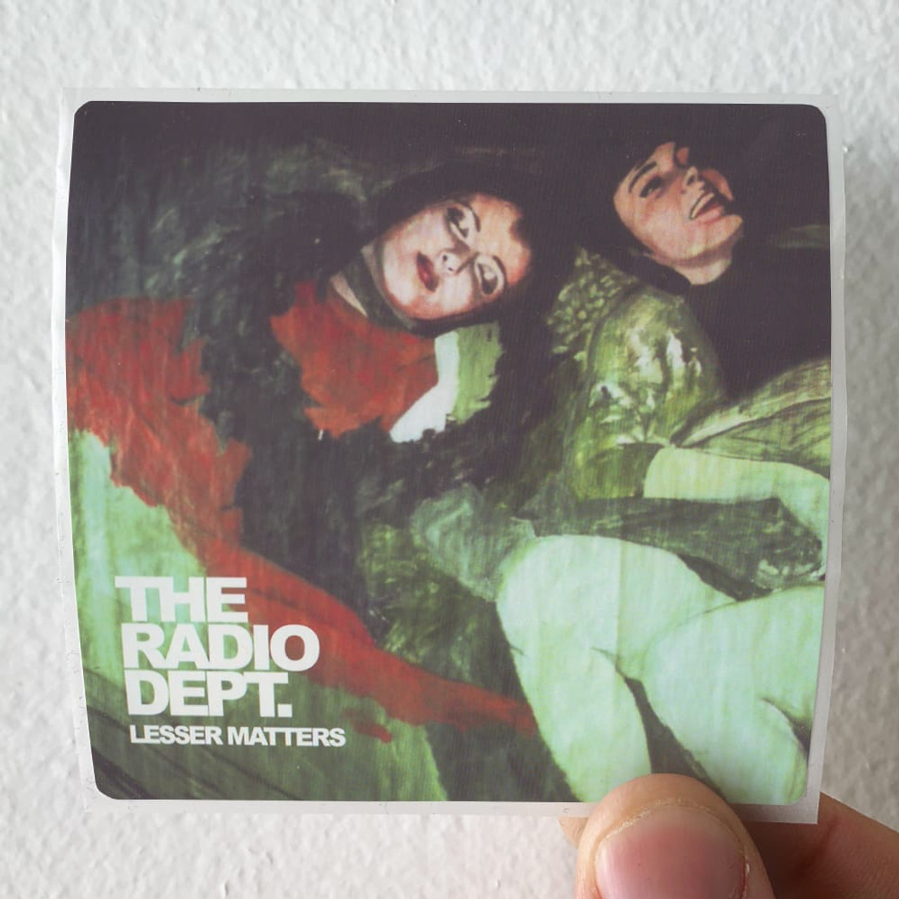 The Radio Dept Lesser Matters Album Cover Sticker