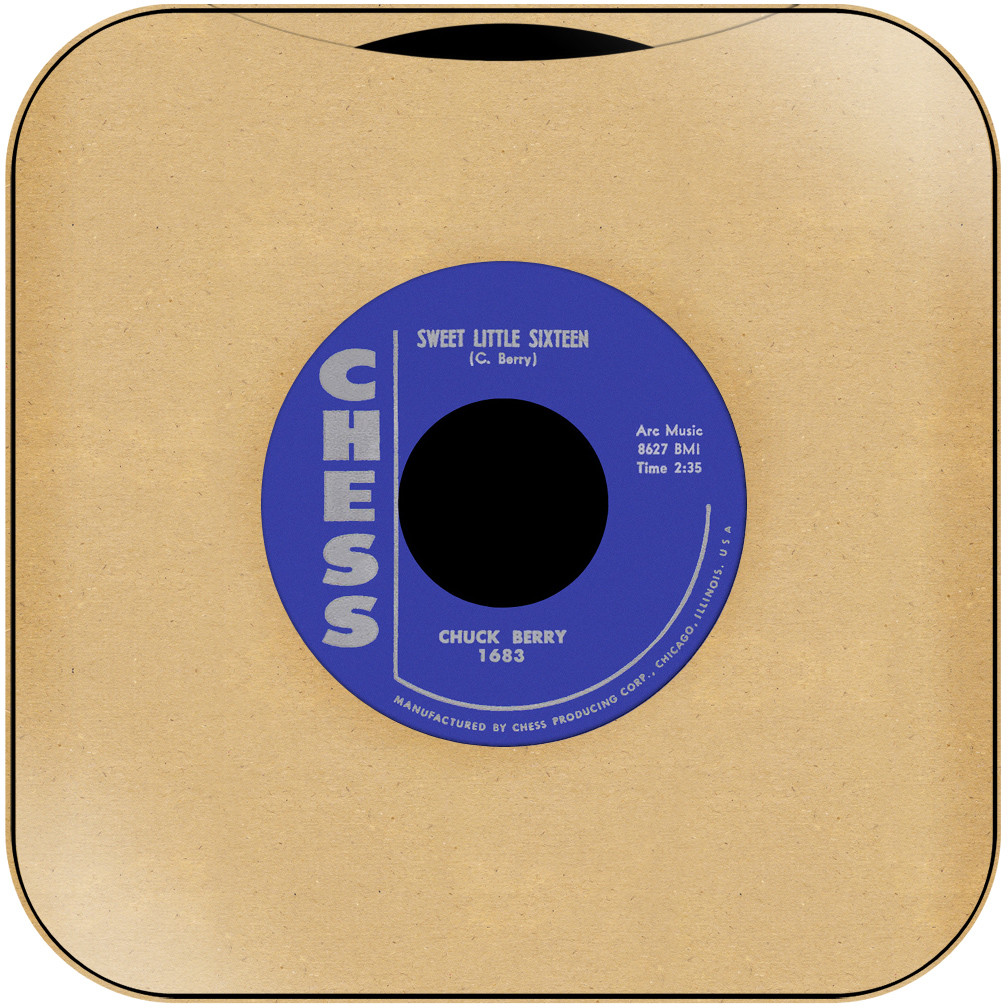 Chuck Berry The Best Of Chuck Berry Album Cover Sticker Album Cover Sticker