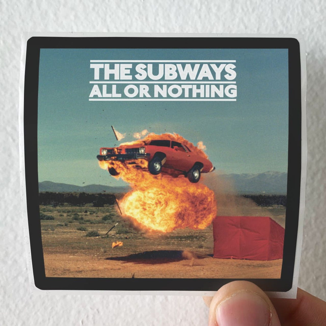 The Subways All Or Nothing Album Cover Sticker