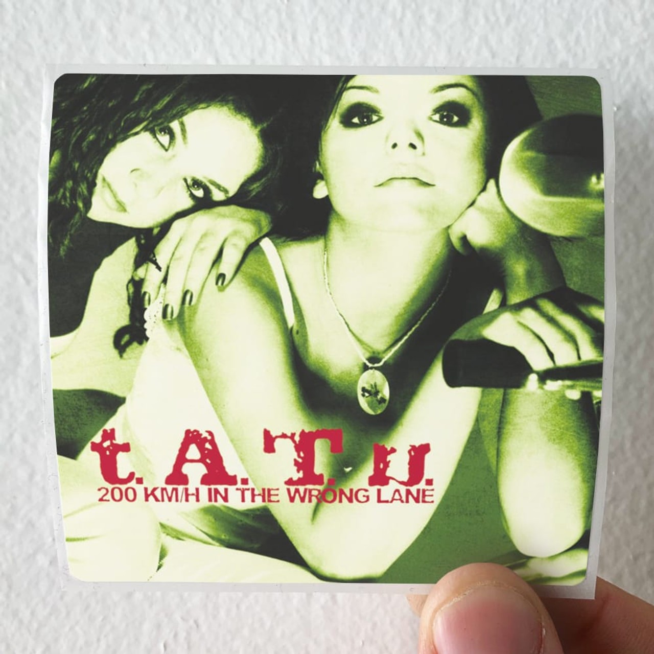 tATu 200 Kmh In The Wrong Lane Album Cover Sticker