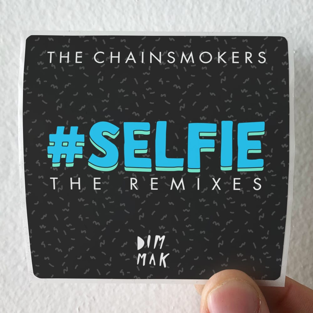 The Chainsmokers Selfie Album Cover Sticker