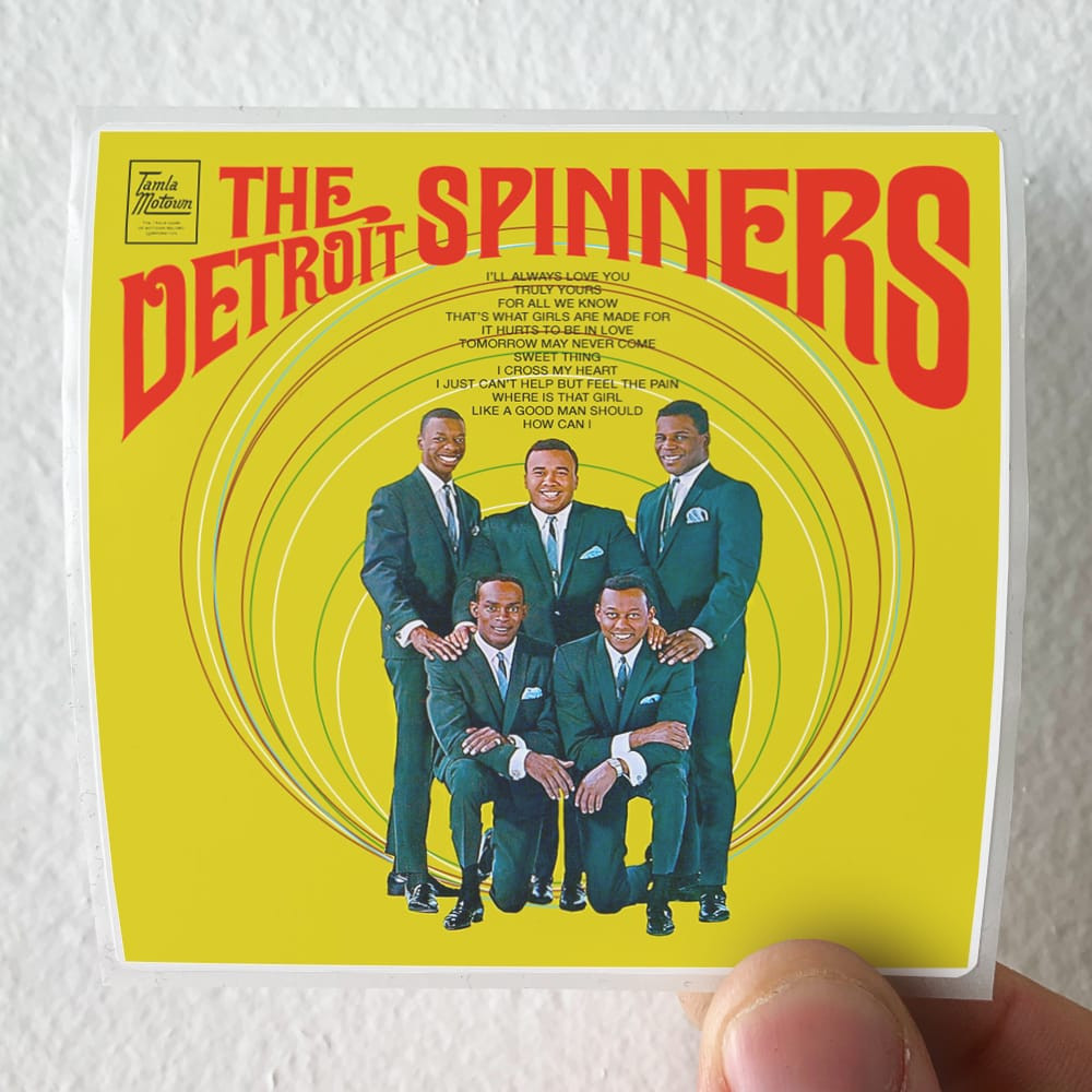 The Spinners The Detroit Spinners Album Cover Sticker