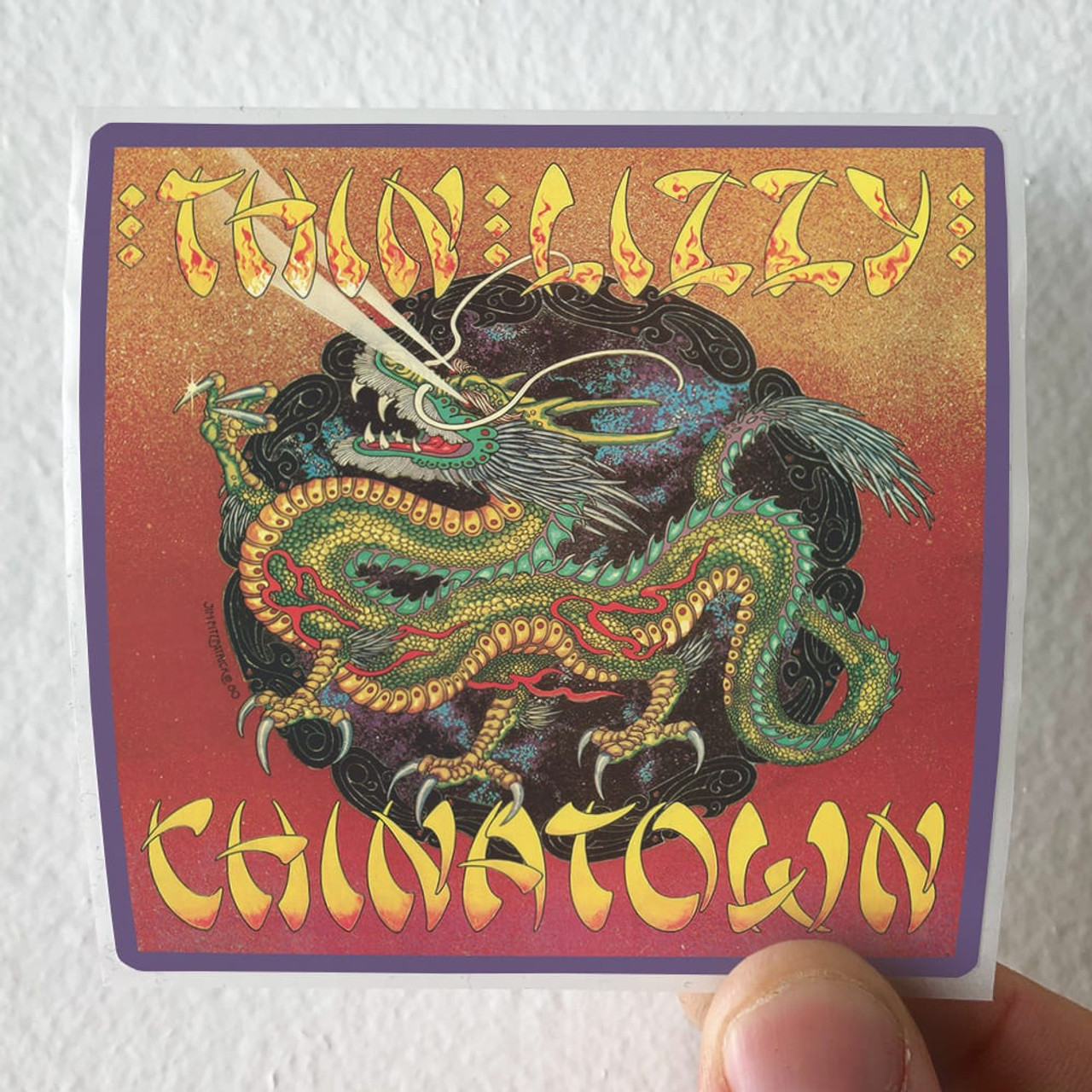 Thin Lizzy Chinatown Album Cover Sticker