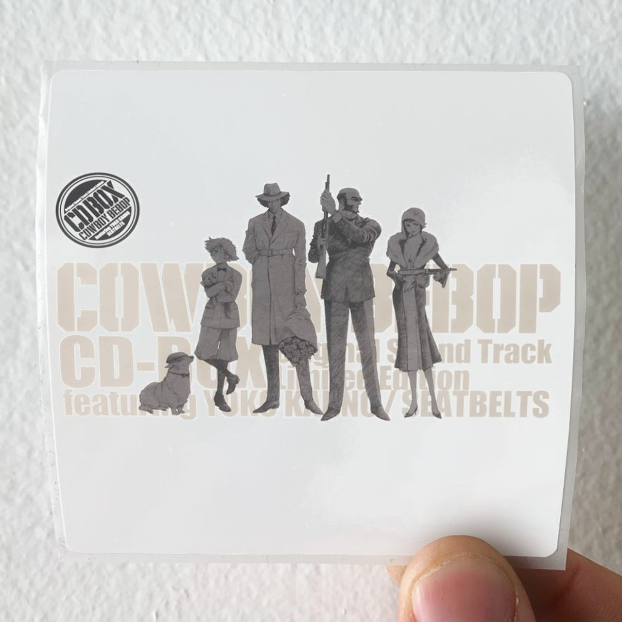 The Seatbelts Cowboy Bebop Cd Box Album Cover Sticker