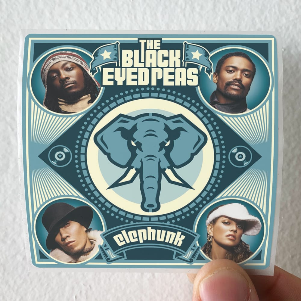 The Black Eyed Peas Elephunk Album Cover Sticker