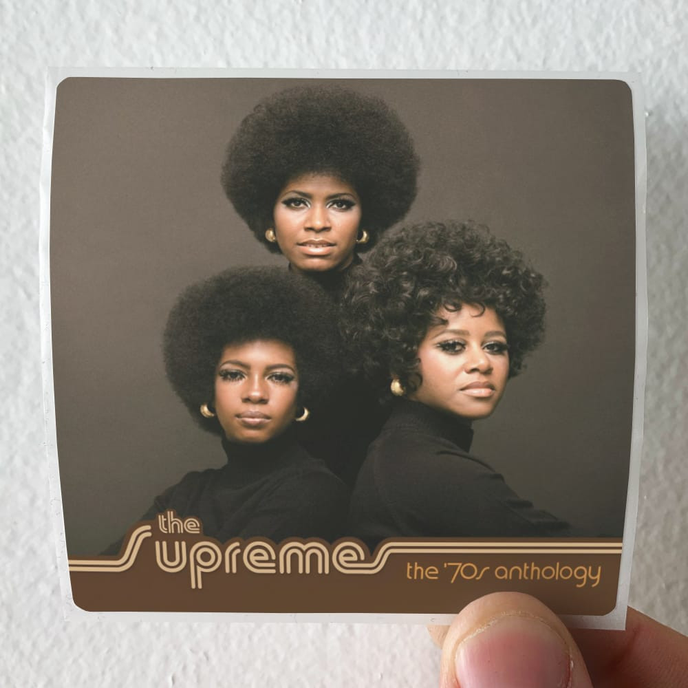 The Supremes The 70S Anthology Album Cover Sticker