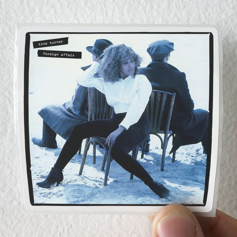 Tina Turner Foreign Affair Album Cover Sticker