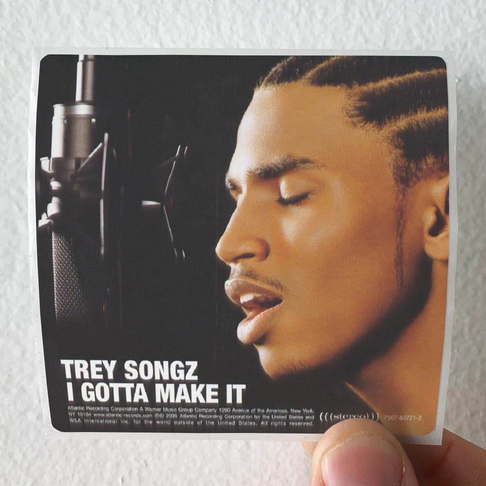 Trey Songz I Gotta Make It Album Cover Sticker