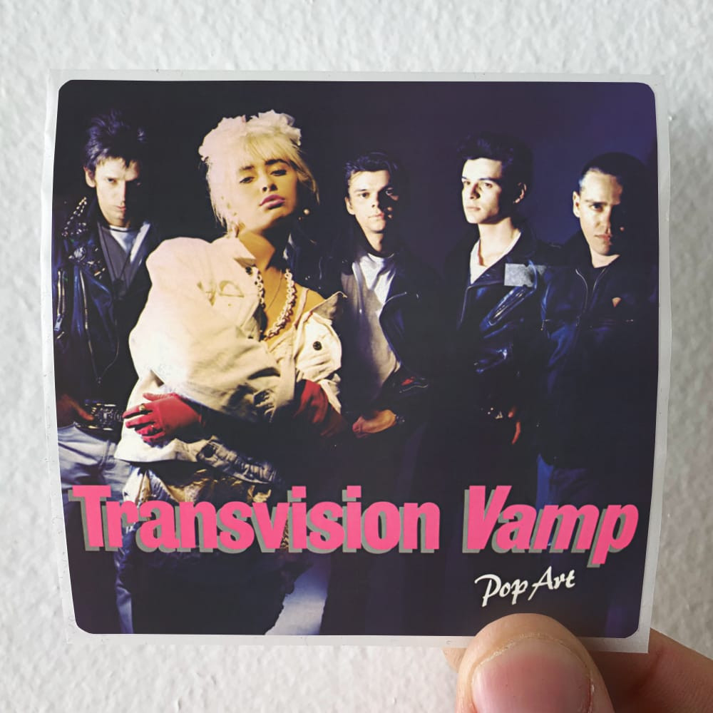 Transvision Vamp Pop Art 1 Album Cover Sticker