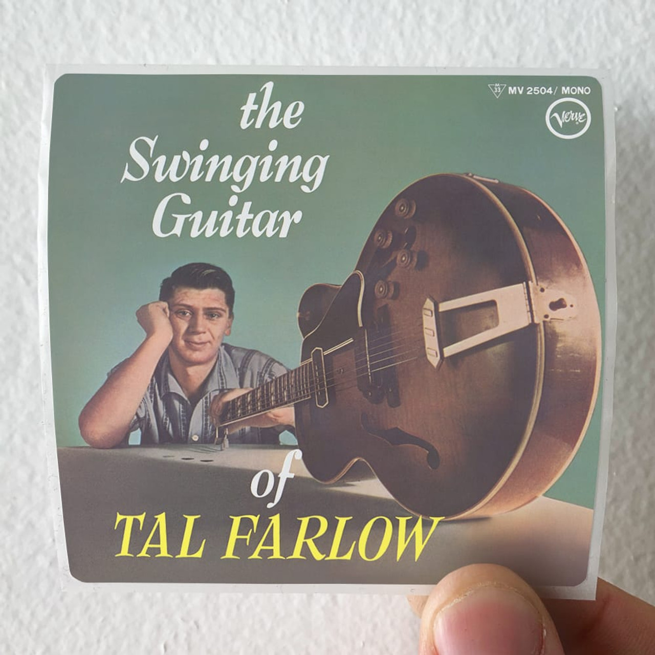 Tal Farlow The Swinging Guitar Of Tal Farlow Album Cover Sticker