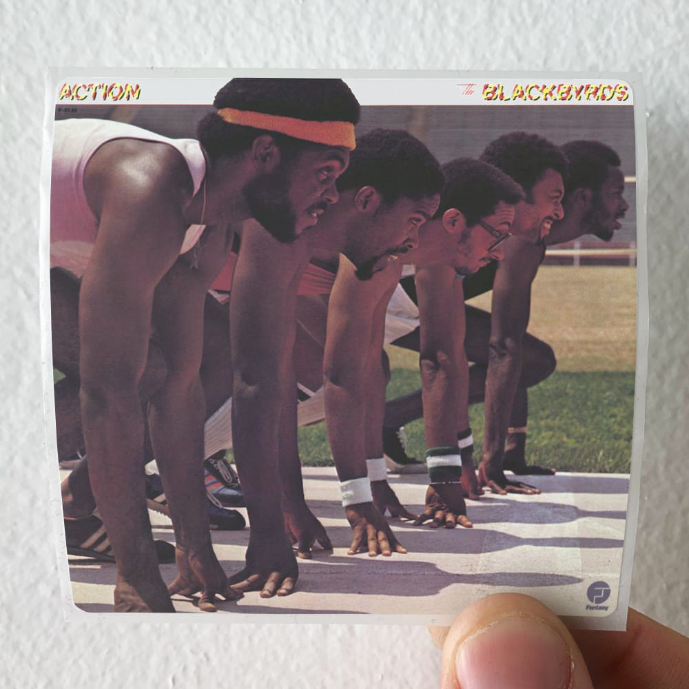 The Blackbyrds Action Album Cover Sticker