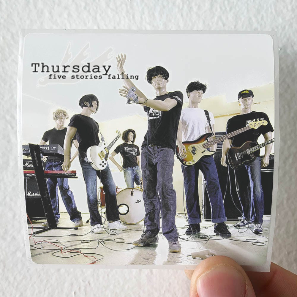THURSDAY FIVE STORIES FALLING 限定盤 Thursday Five Stories Falling Album Cover Sticker