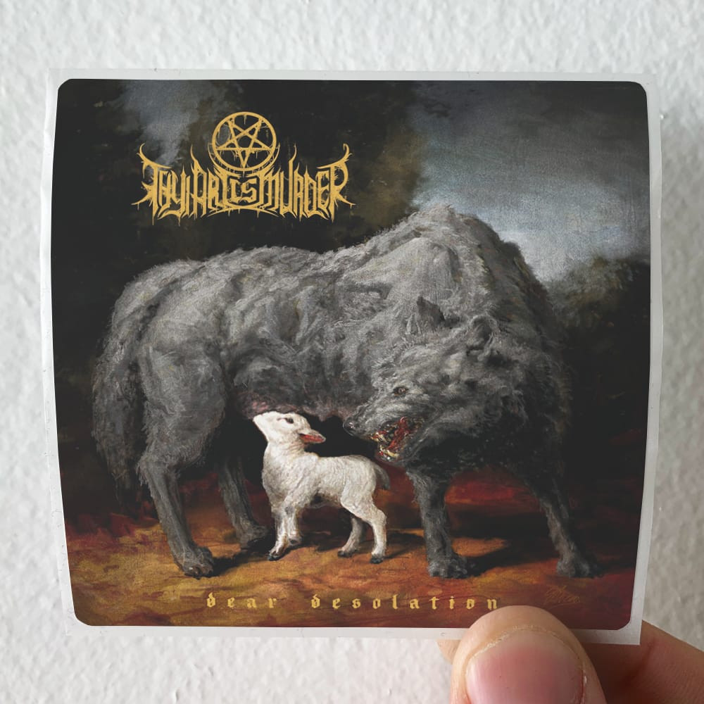 Thy Art Is Murder Dear Desolation Album Cover Sticker