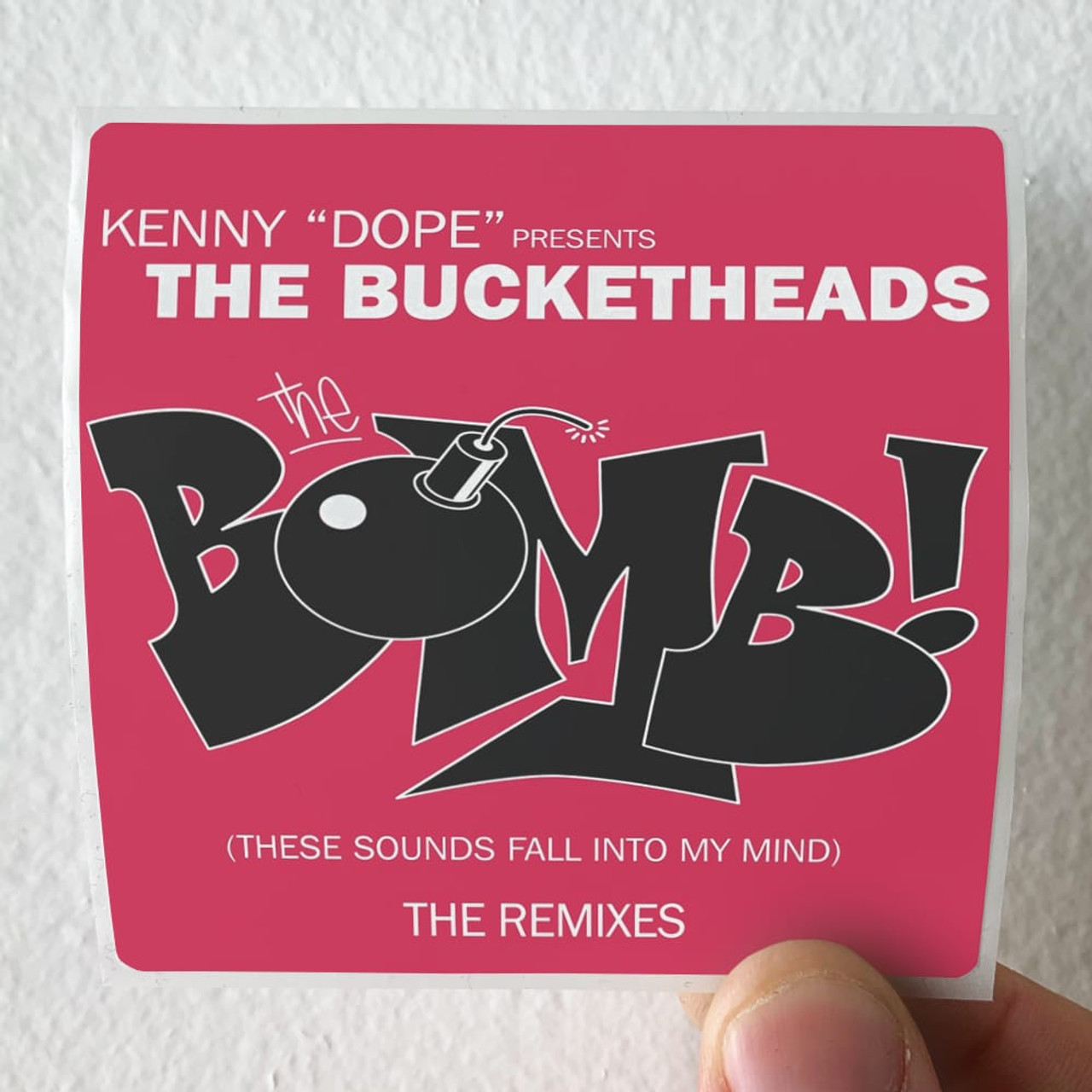 The Bucketheads The Bomb These Sounds Fall Into My Mind Album Cover Sticker