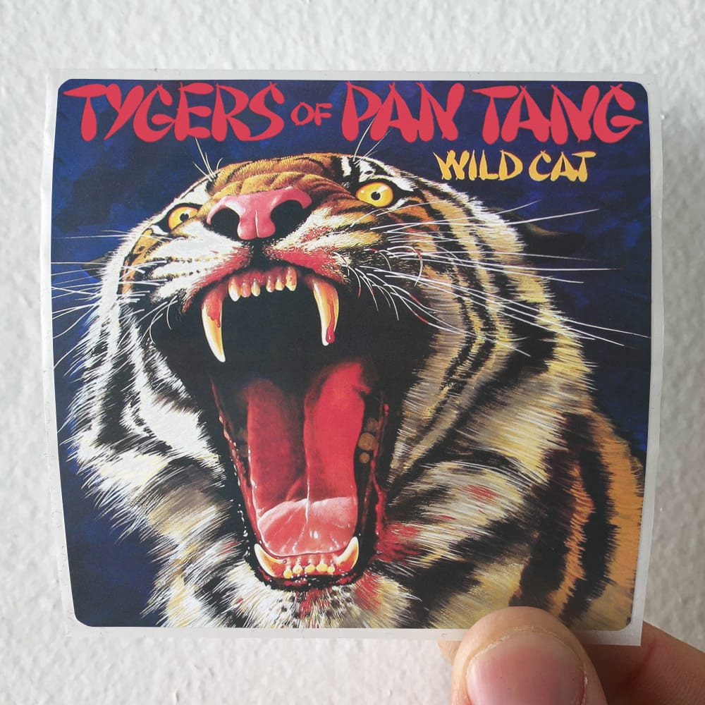 Tygers of Pan Tang Wild Cat Album Cover Sticker