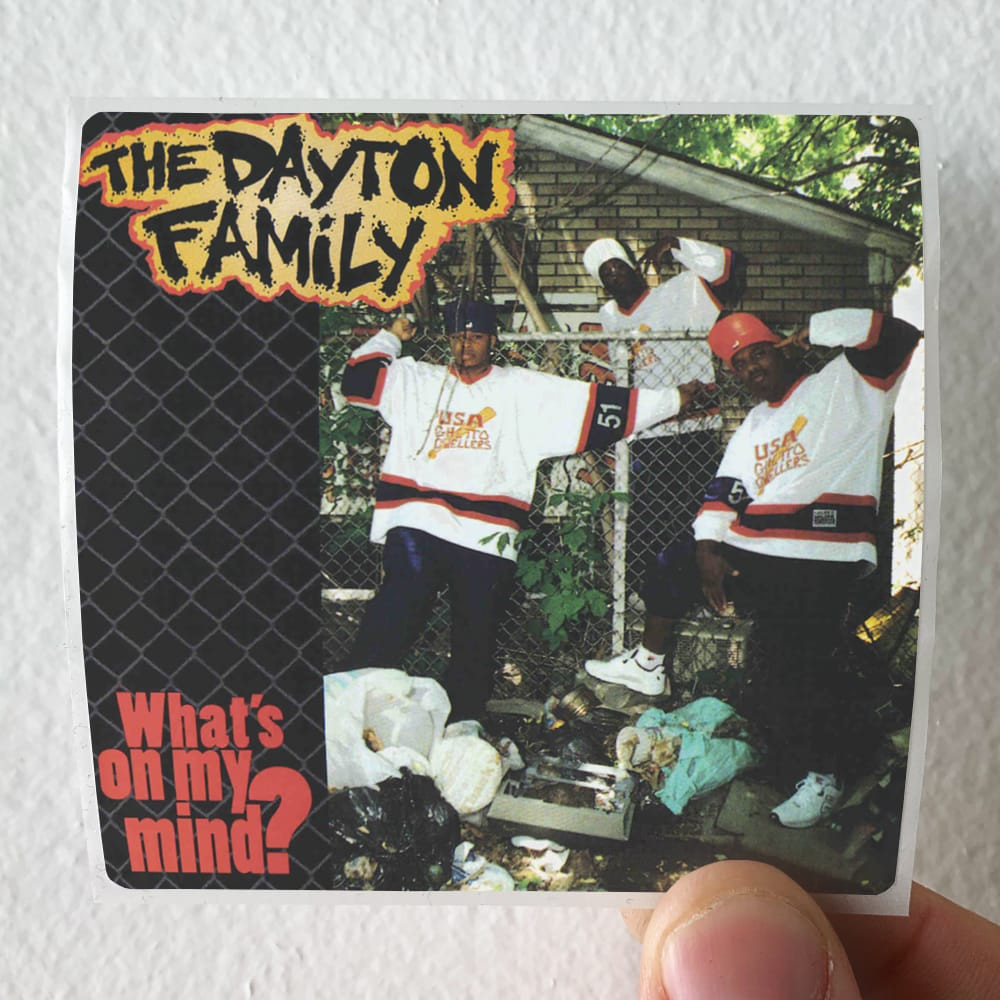 The Dayton Family Whats On My Mind Album Cover Sticker
