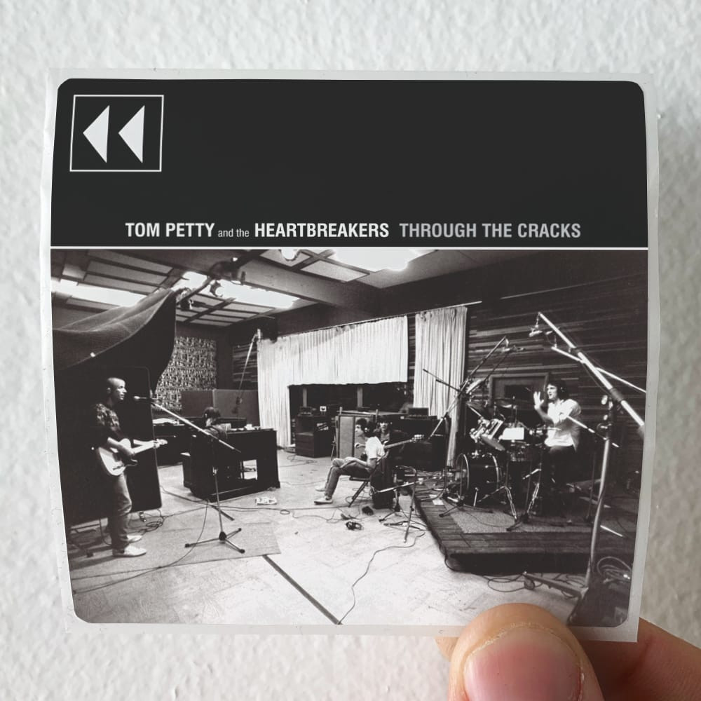 Tom Petty and The Heartbreakers Through The Cracks Album Cover Sticker