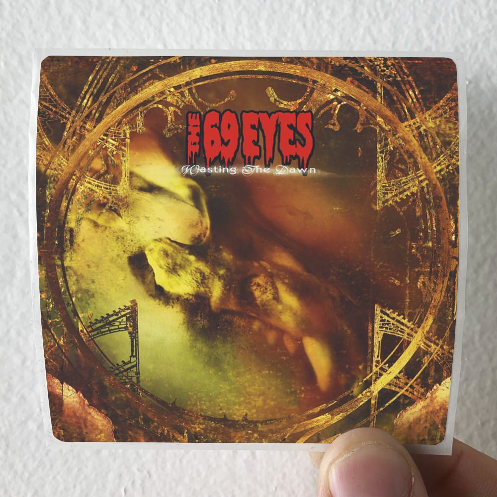 The 69 Eyes Wasting The Dawn Album Cover Sticker