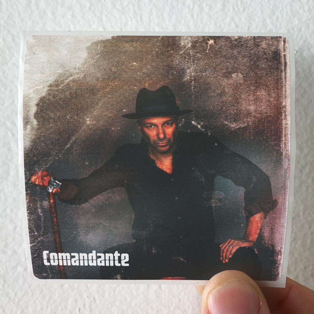 Tom Morello Comandante Album Cover Sticker