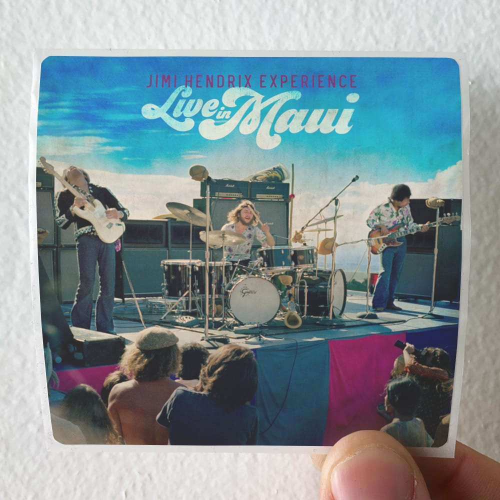 The Jimi Hendrix Experience Live In Maui Album Cover Sticker
