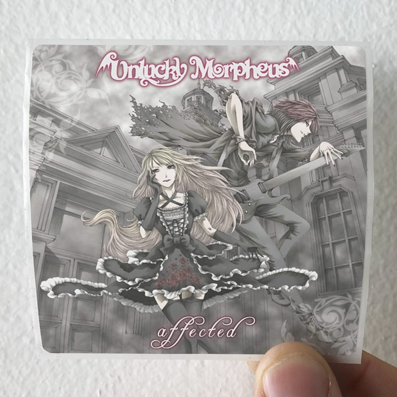 Unlucky Morpheus Affected Album Cover Sticker