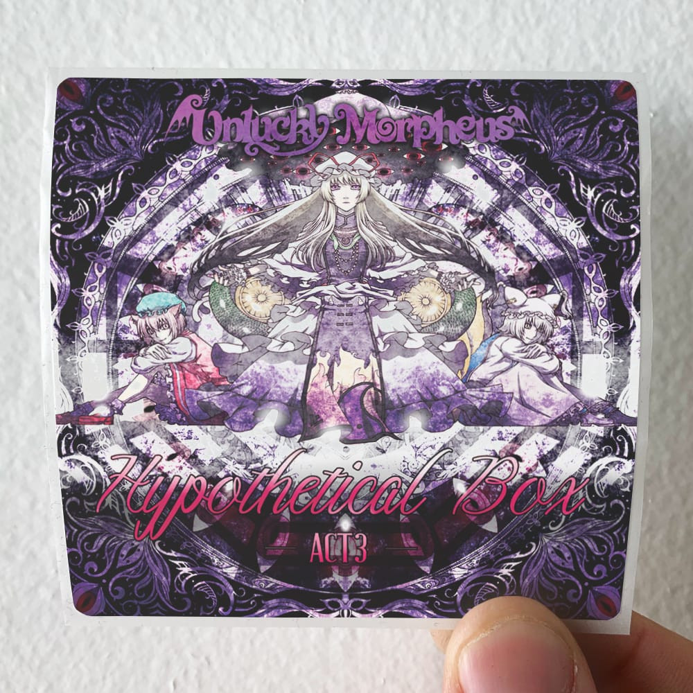 Unlucky Morpheus Hypothetical Box Act3 Album Cover Sticker Unlucky Morpheus Hypothetical Box Act3 Album Cover Sticker