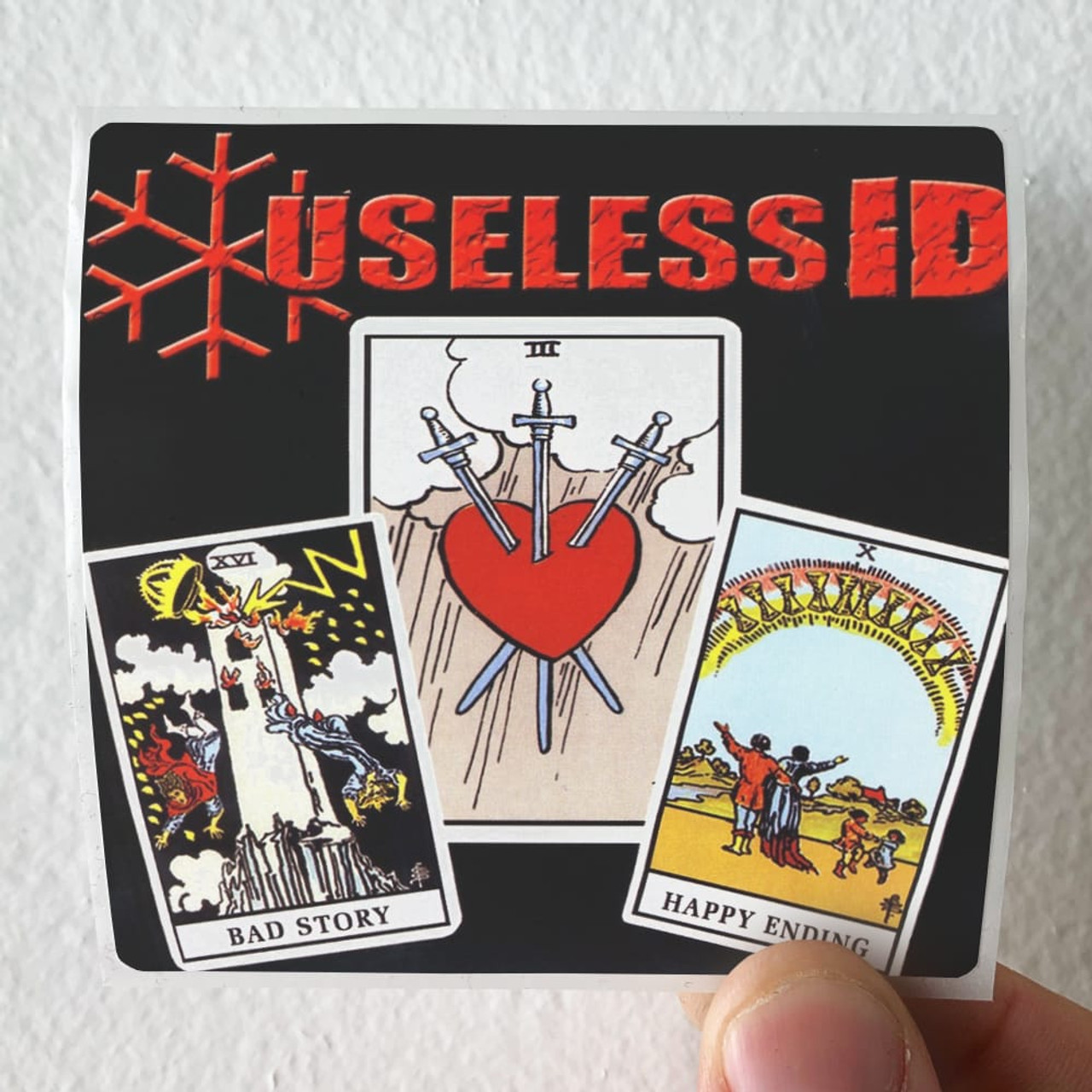 Useless ID Bad Story Happy Ending Album Cover Sticker