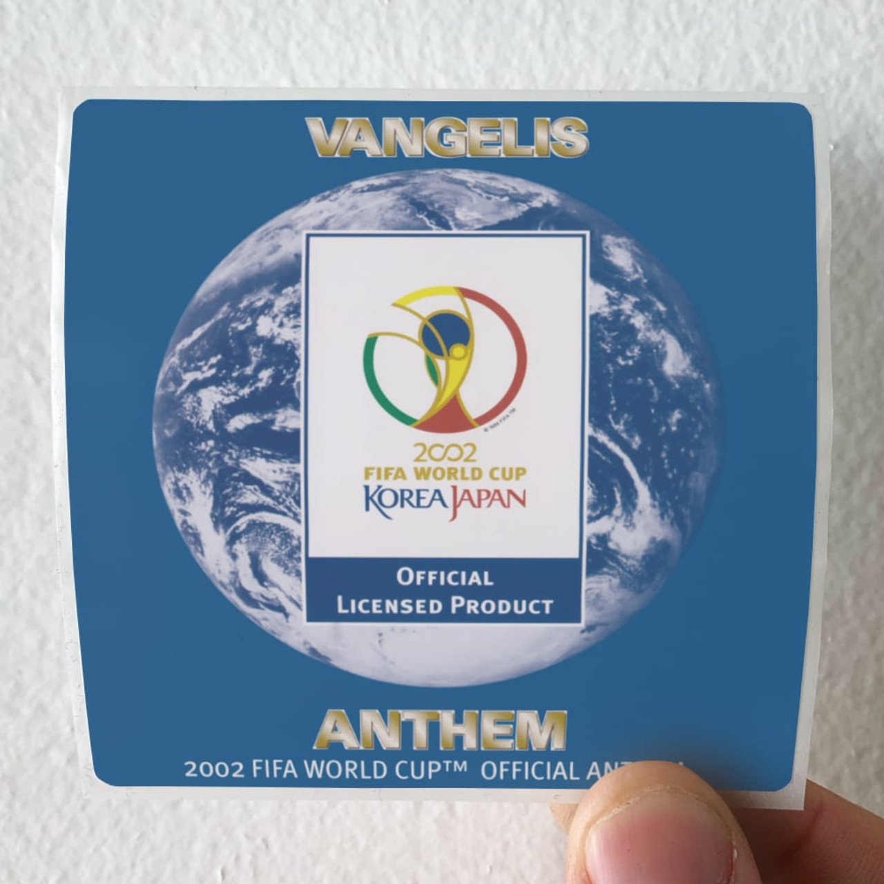 Vangelis Anthem 2002 Fifa World Cup Official Anthem Album Cover Sticker