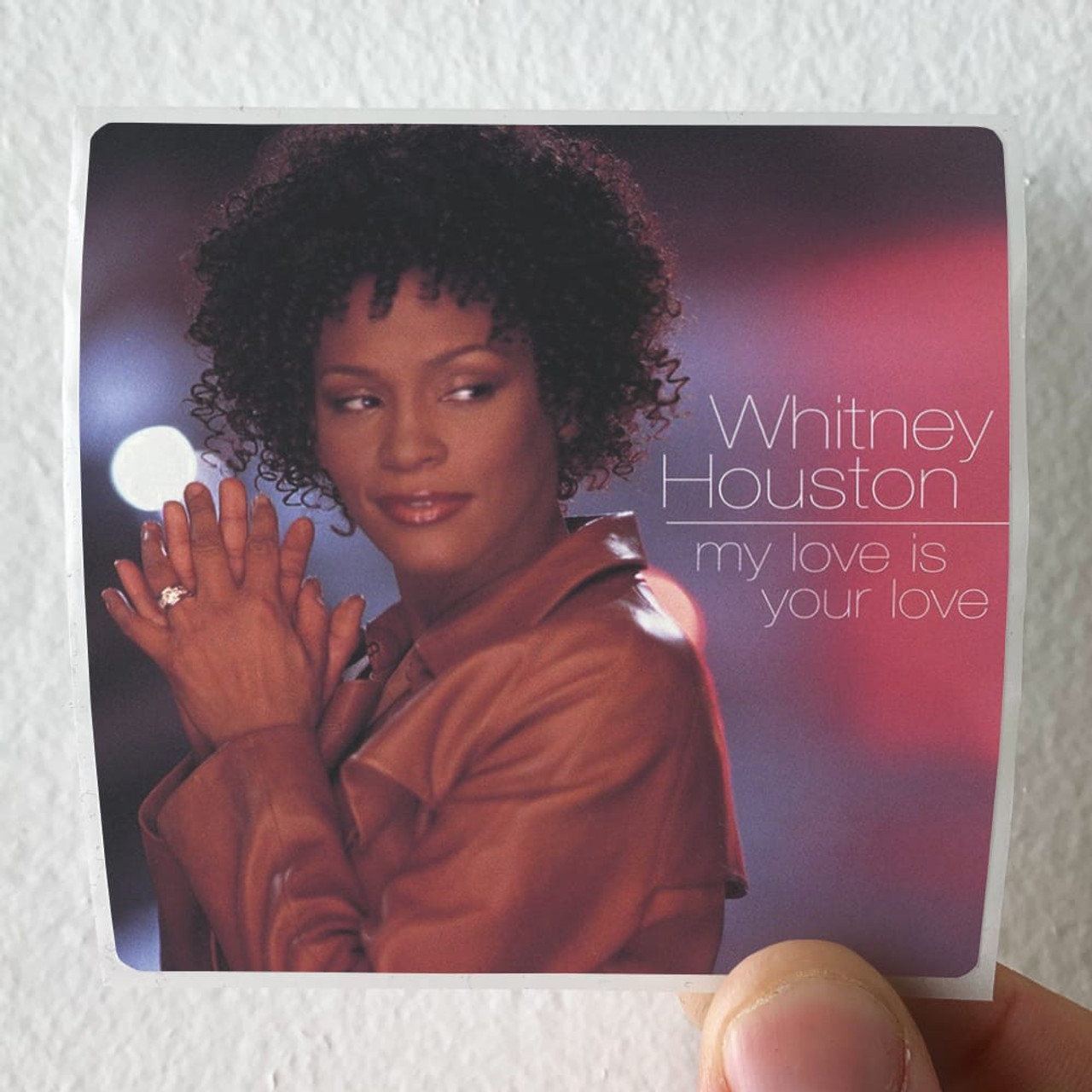 Whitney Houston My Love Is Your Love Album Cover Sticker