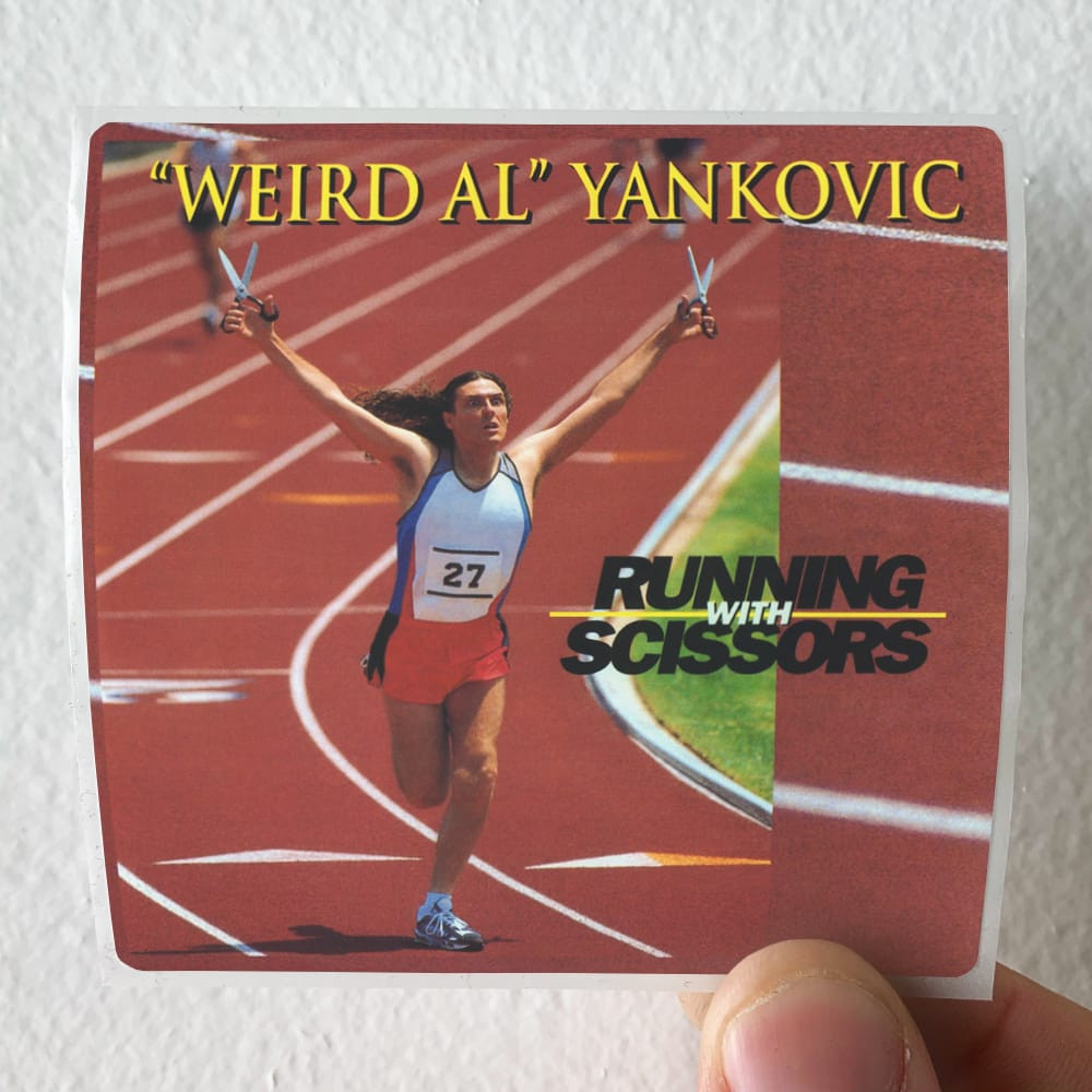 Weird Al Yankovic Running With Scissors Album Cover Sticker