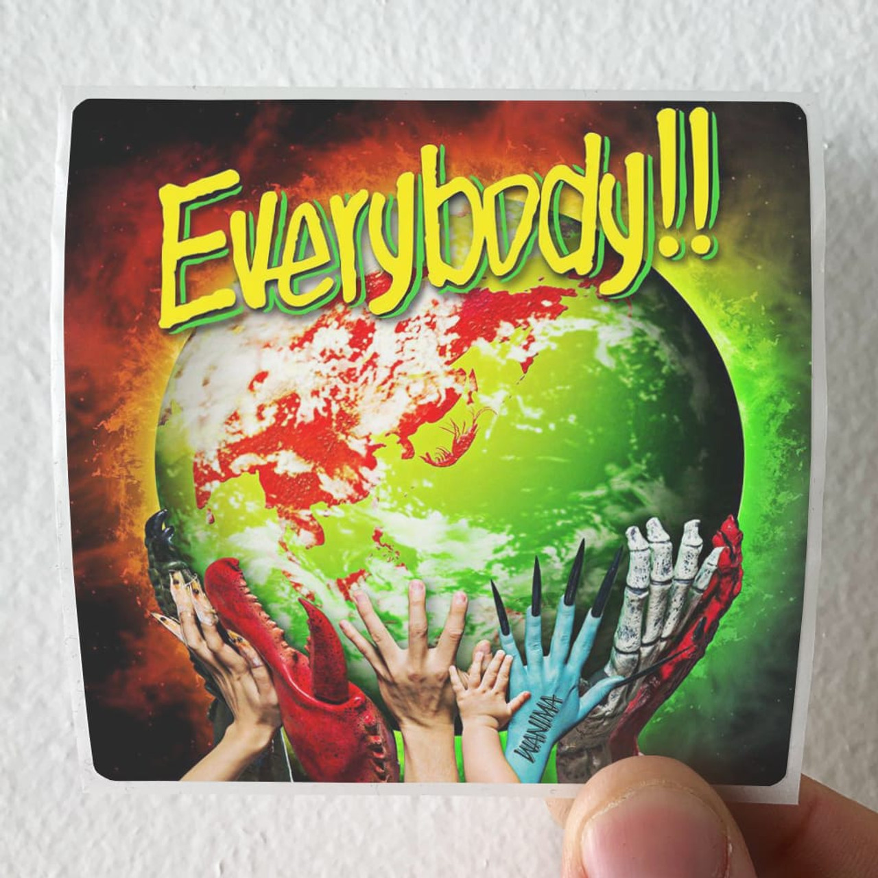 WANIMA Everybody Album Cover Sticker