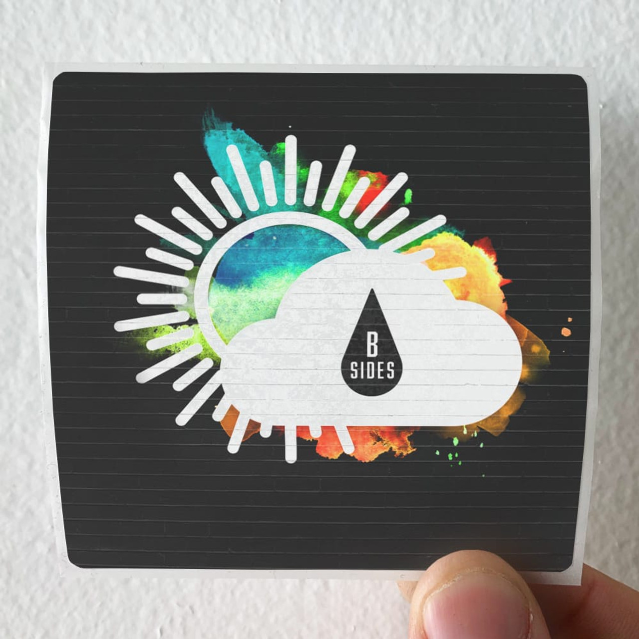 With Confidence Better Weather B Sides Album Cover Sticker