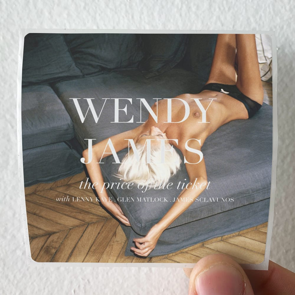 Wendy James The Price Of The Ticket Album Cover Sticker