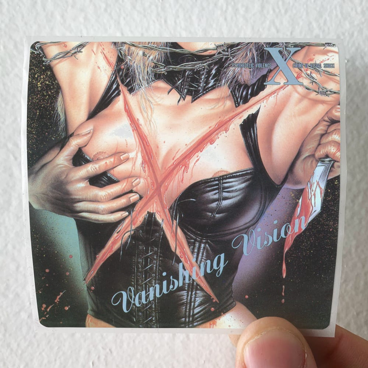 X JAPAN Vanishing Vision 1 Album Cover Sticker