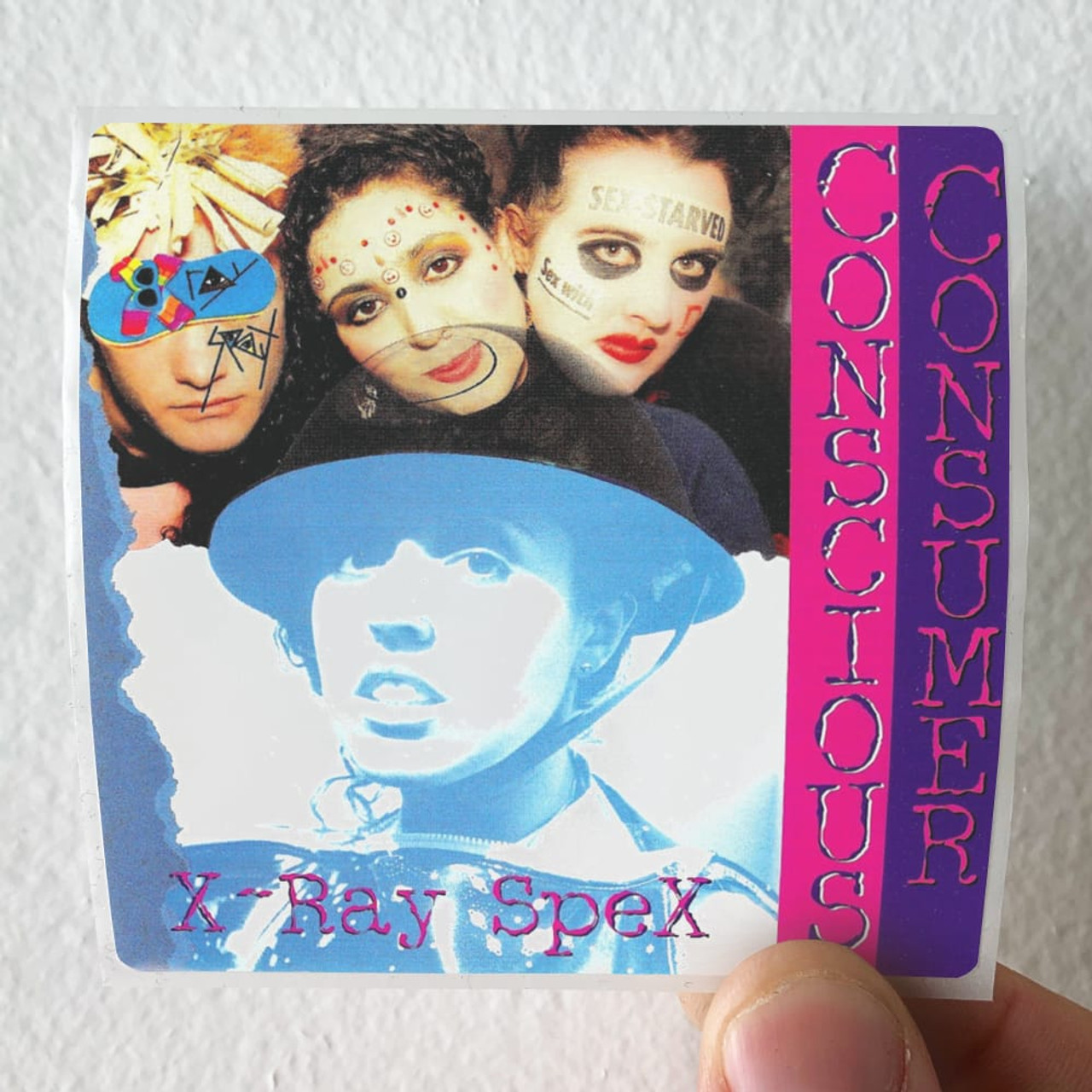 X Ray Spex Conscious Consumer Album Cover Sticker