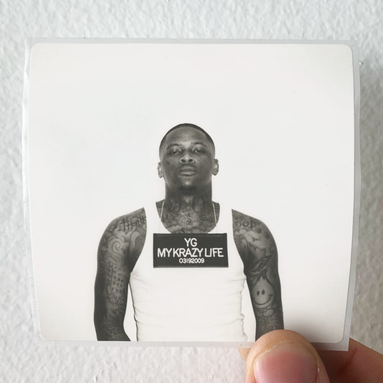 YG My Krazy Life 1 Album Cover Sticker