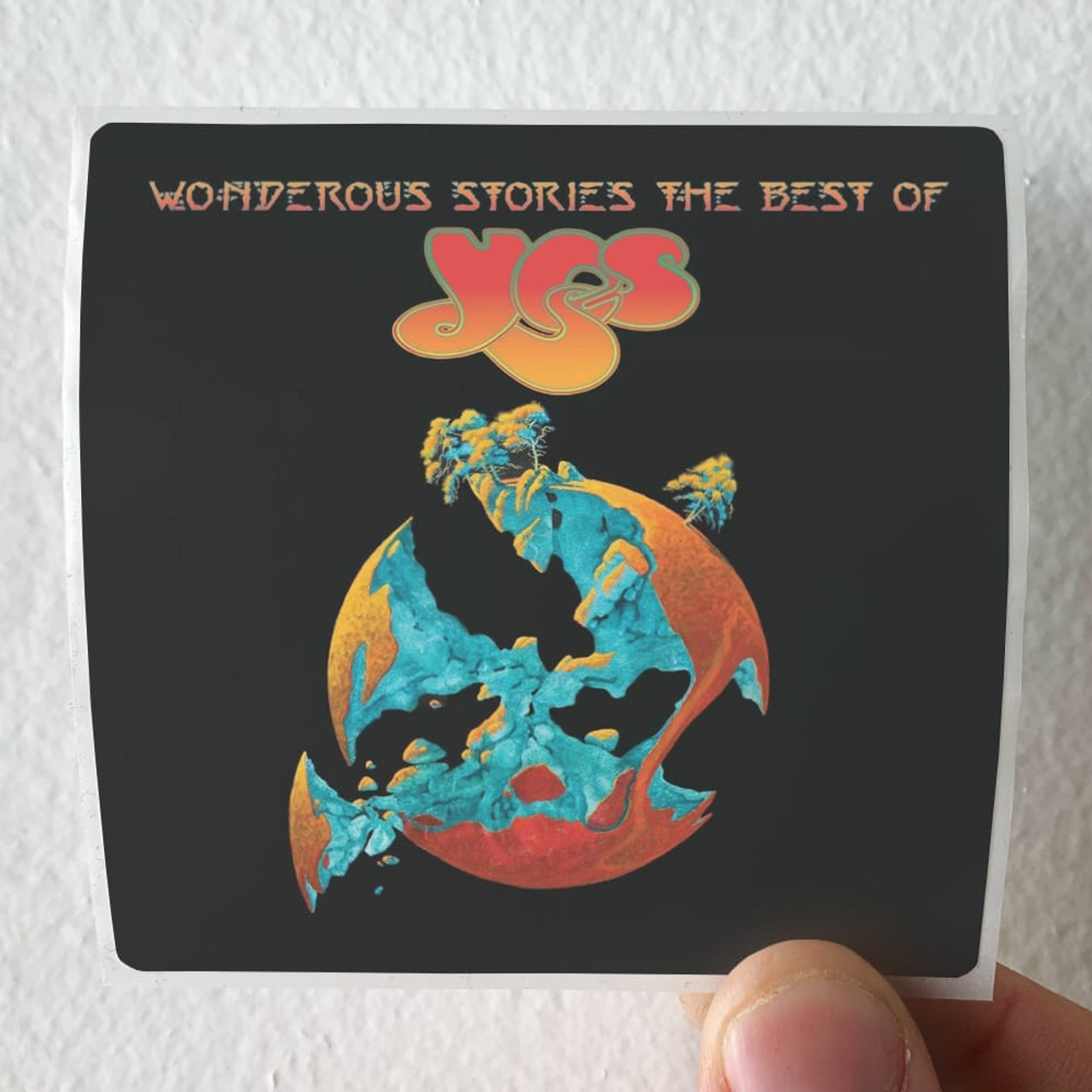 Yes Wonderous Stories The Best Of Album Cover Sticker