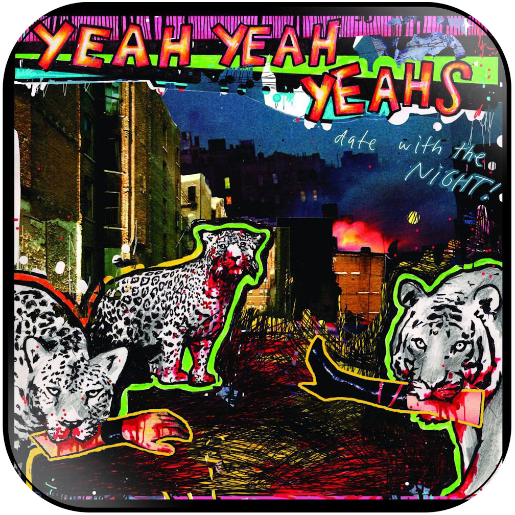Yeah Yeah Yeahs Date With The Night Album Cover Sticker