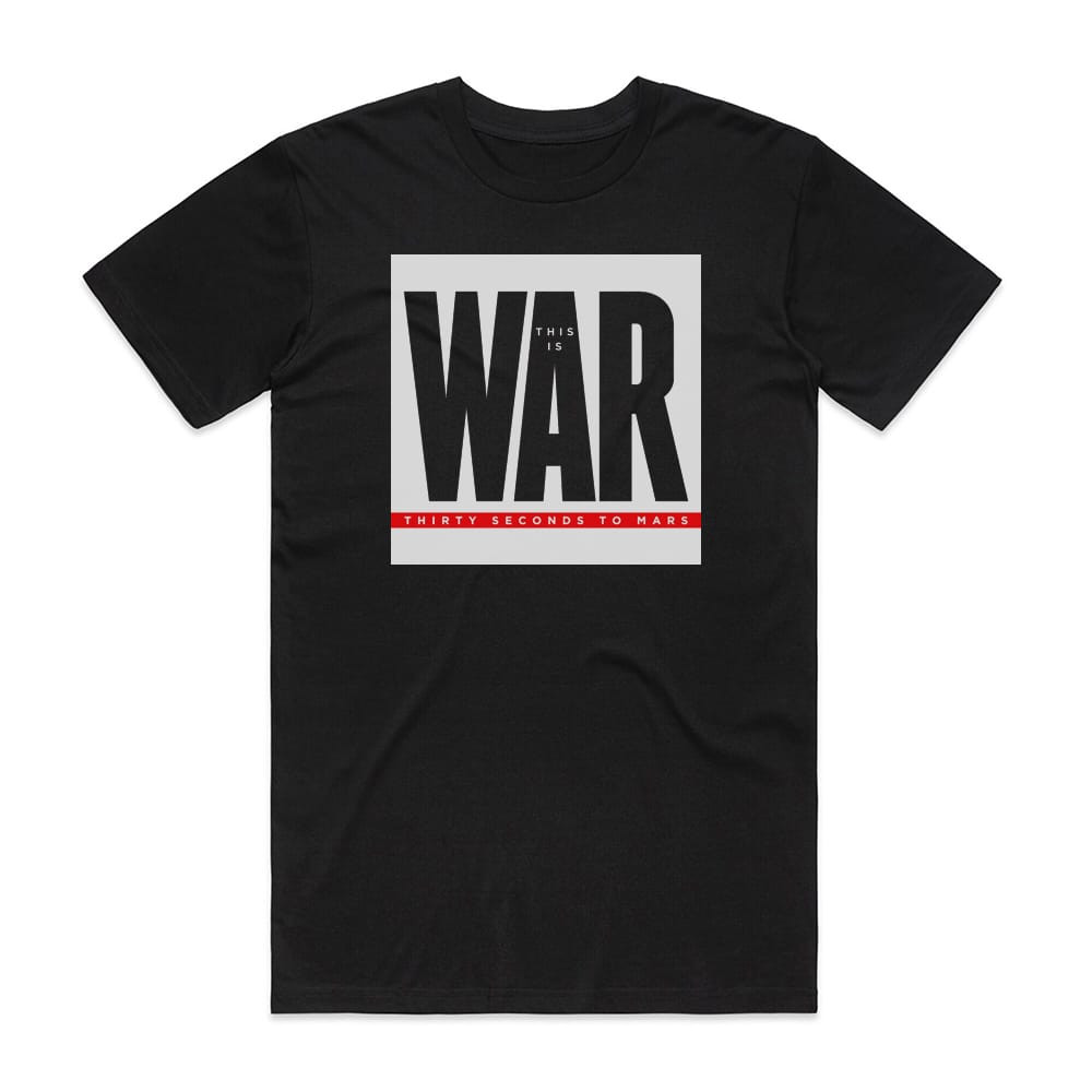 30 Seconds to Mars This Is War Album Cover TShirt Black