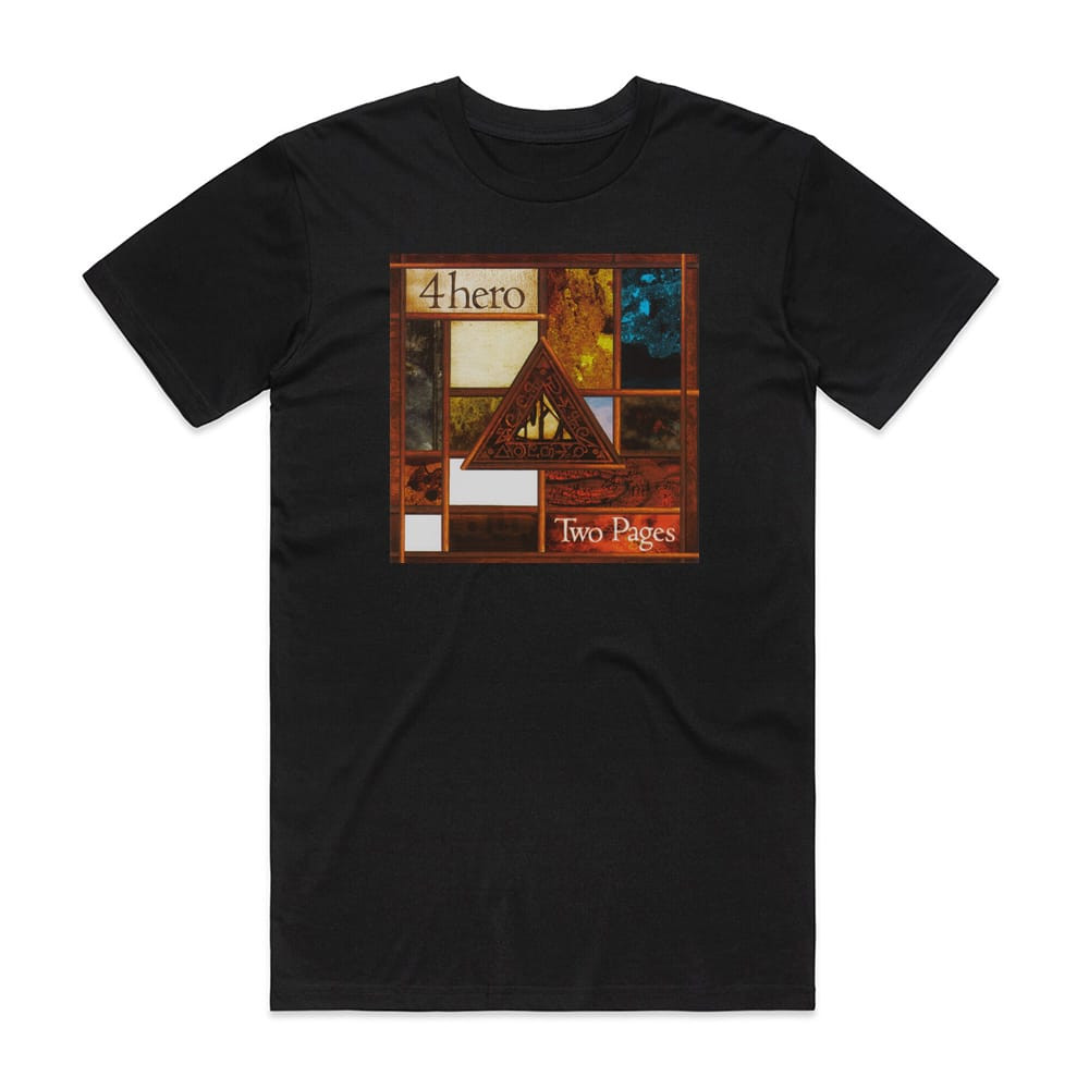 4hero Two Pages Album Cover T-Shirt Black