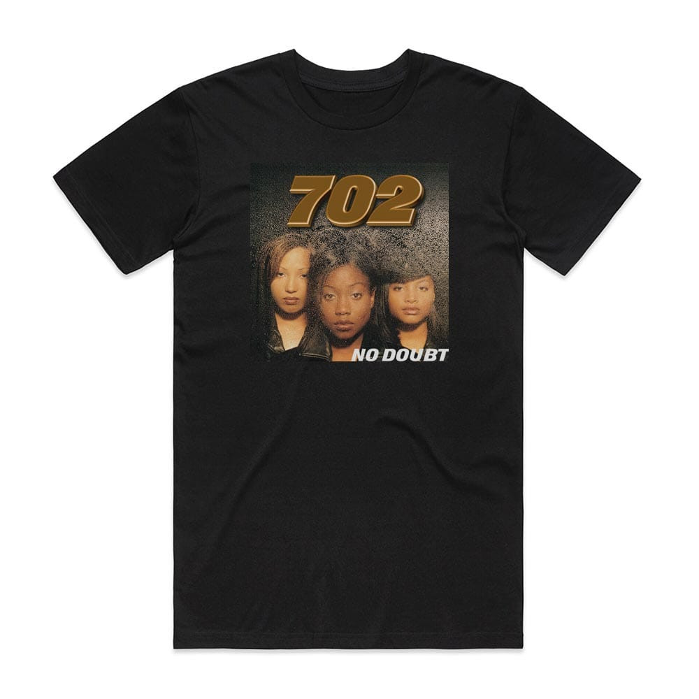 702 No Doubt Album Cover T-Shirt Black 702 No Doubt Album Cover T-Shirt Black